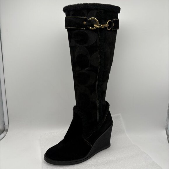 Coach Long Boots Women's size 6M - Picture 4 of 11